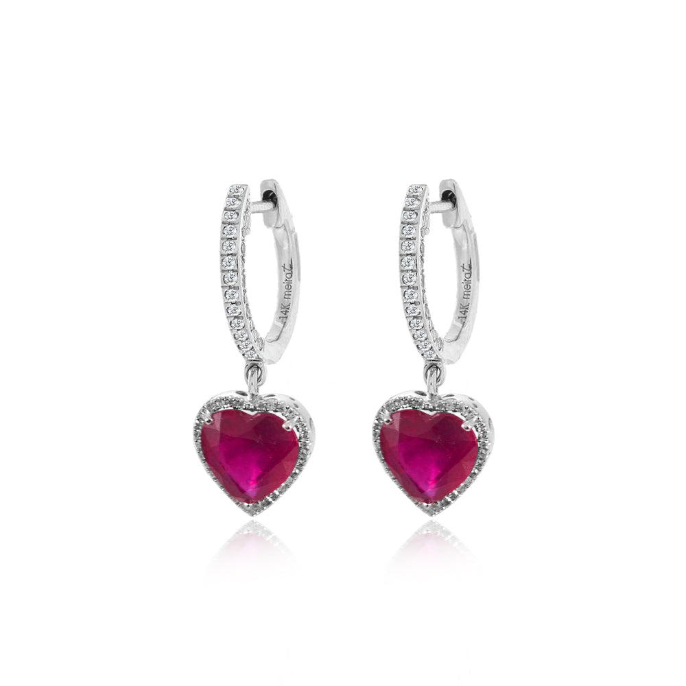 Ruby Heart Huggies