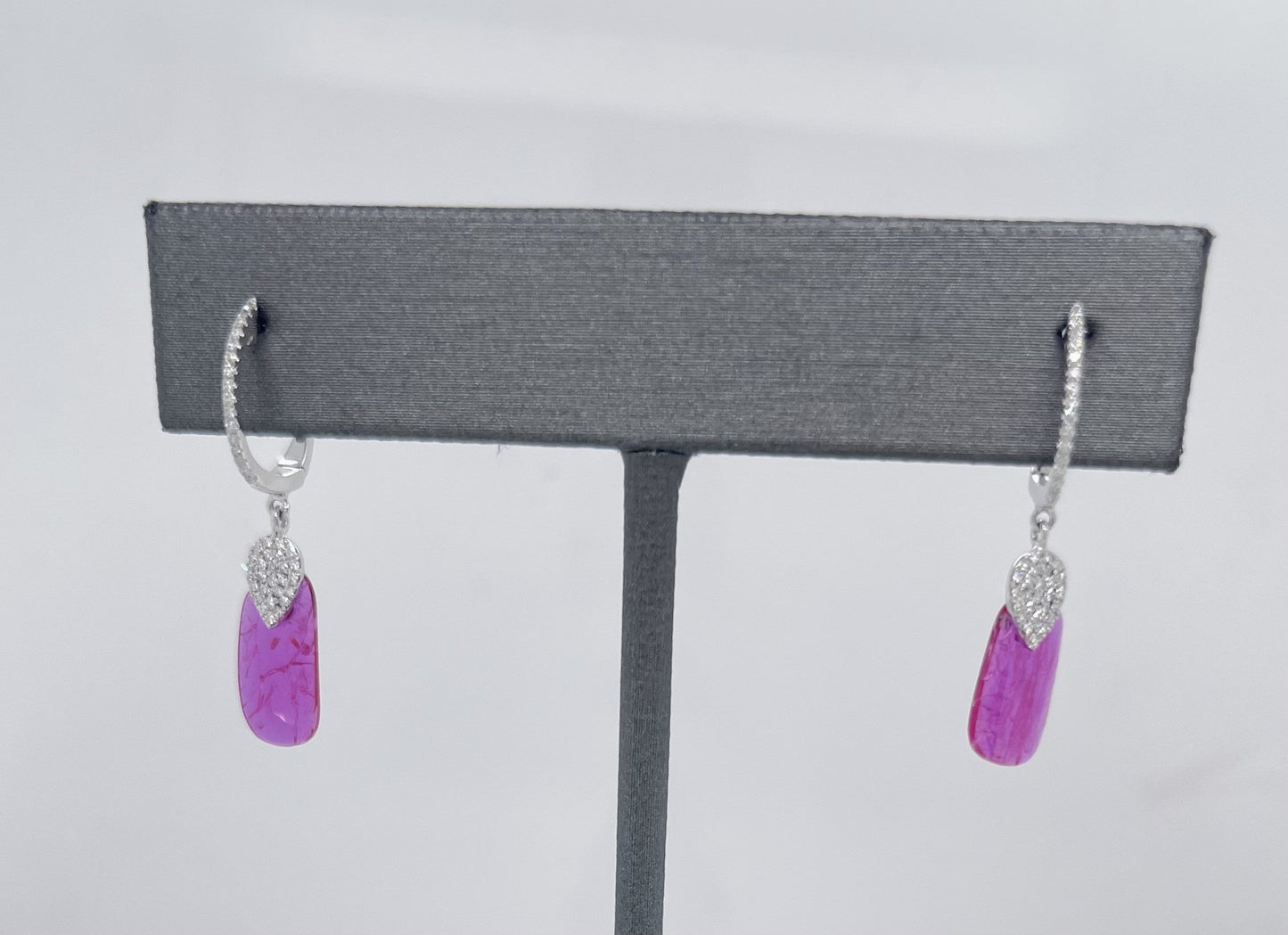 Ruby and Diamond Earring