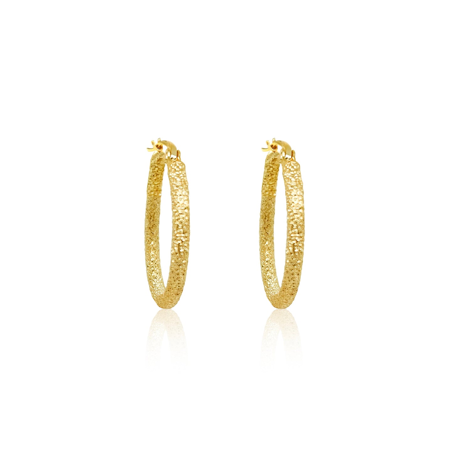 Yellow Gold Small Hoop Earrings