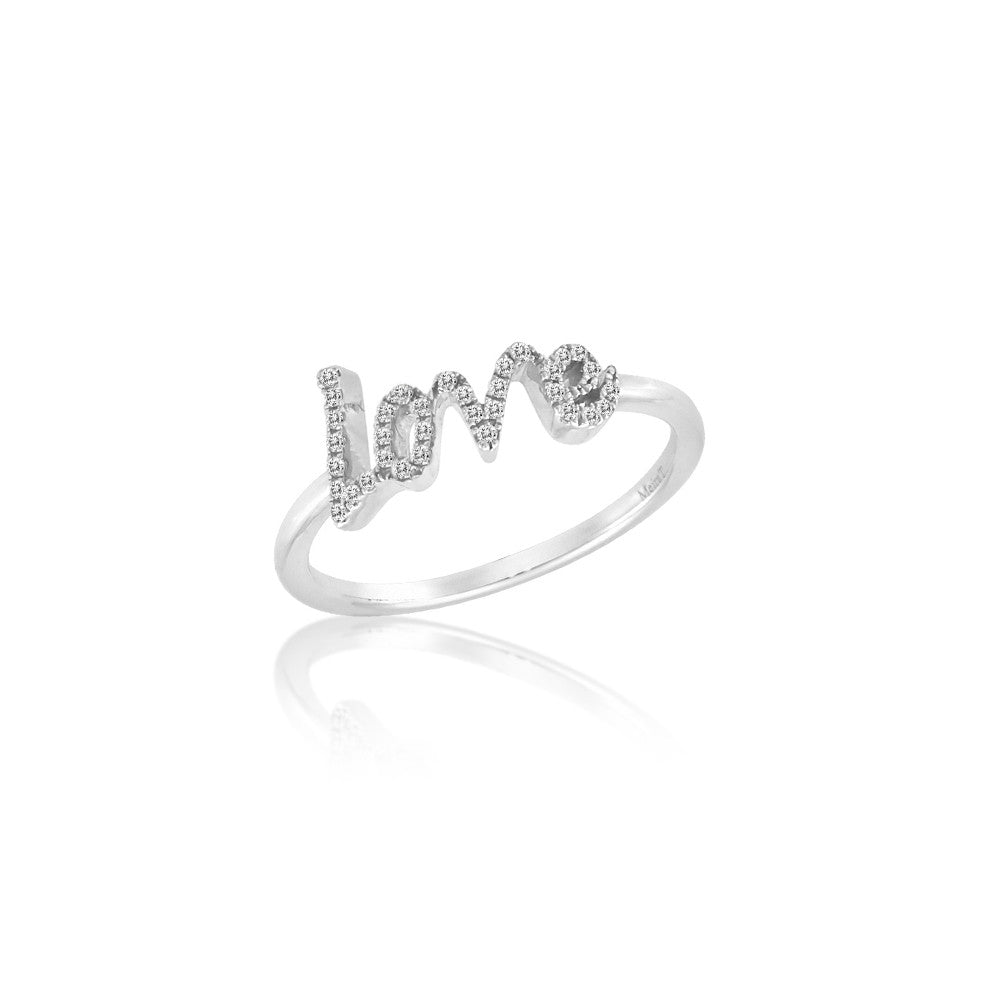 Diamond Love Ring