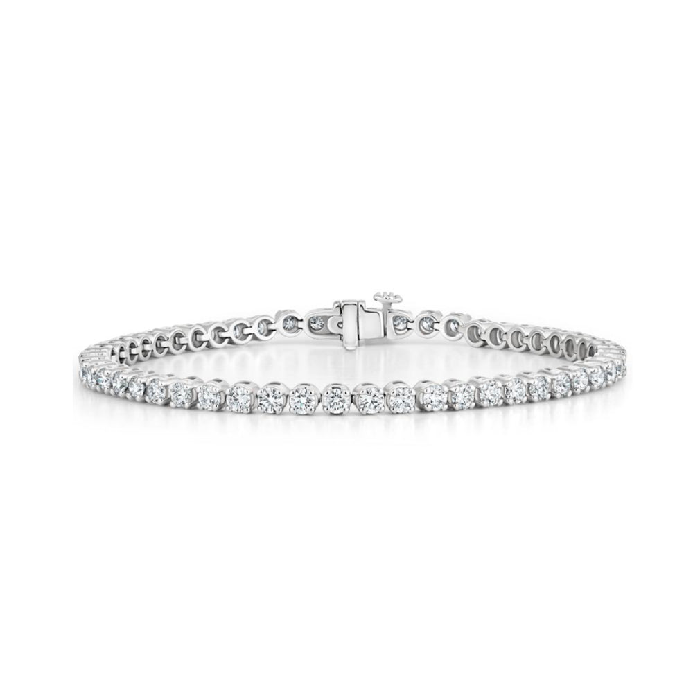 4 Carat Bezel Set Tennis Bracelet