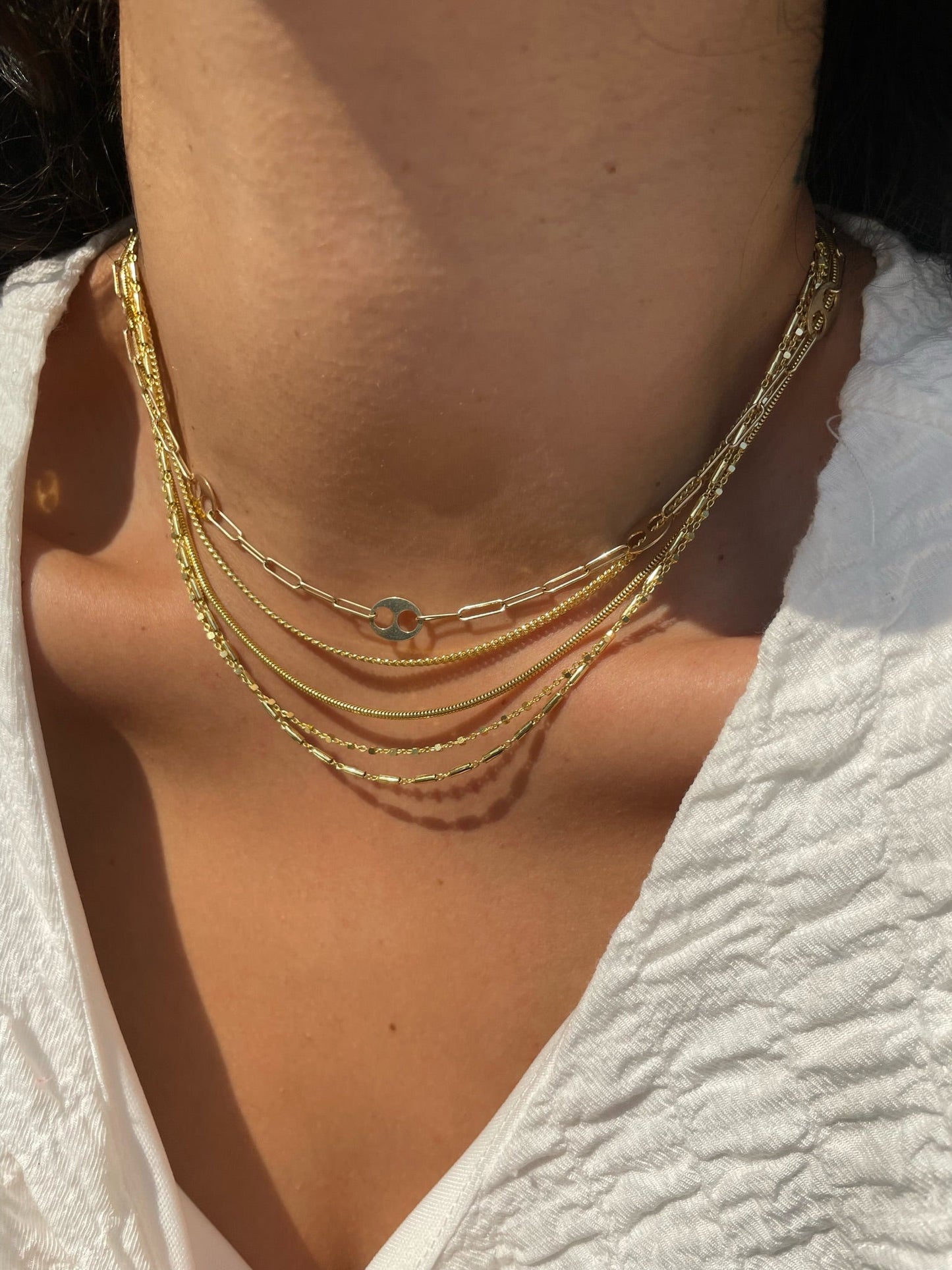 Dainty Wire Layering Necklace | The Drop 17