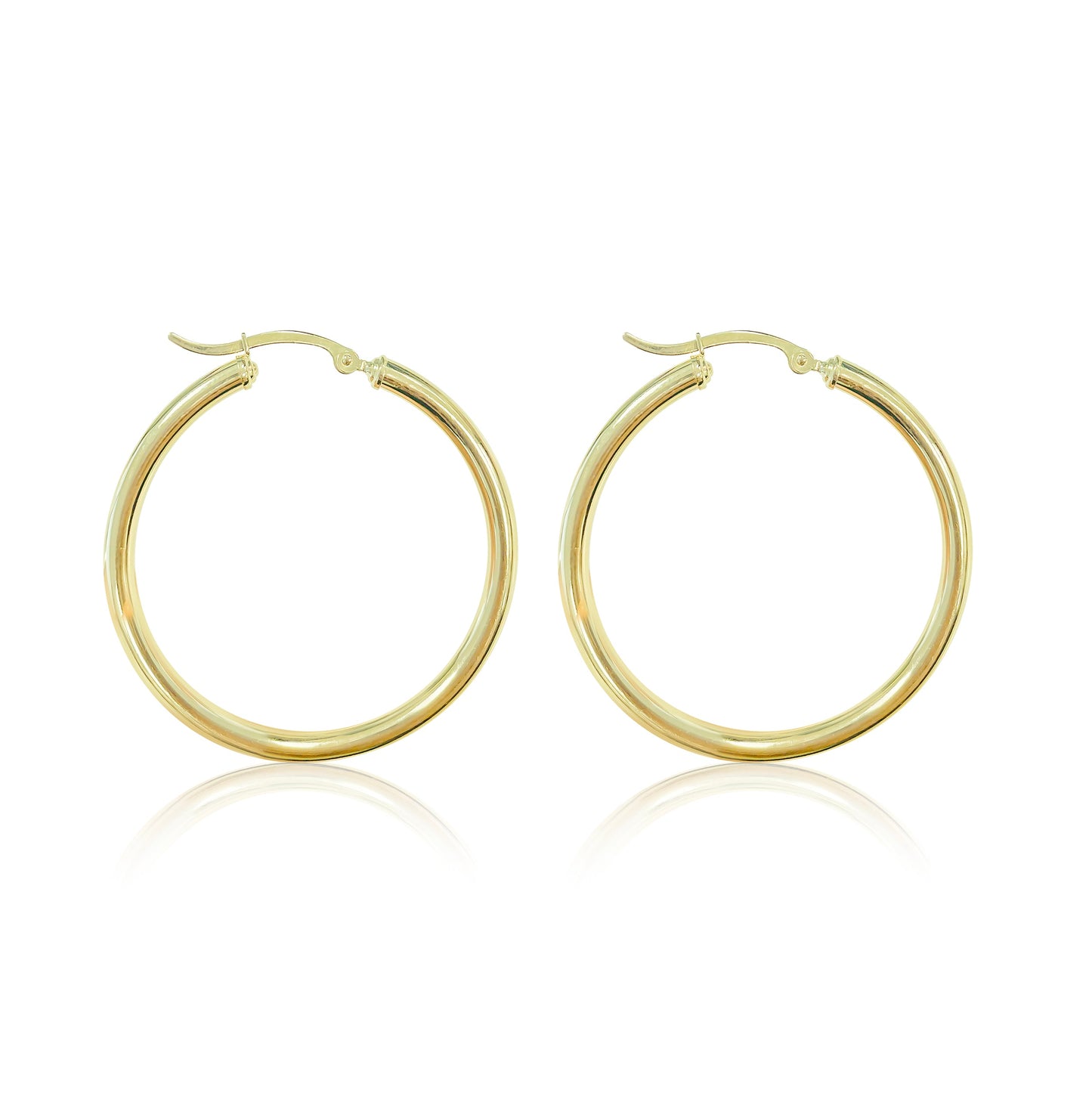 Classic Yellow Gold Hoop | The Drop 17
