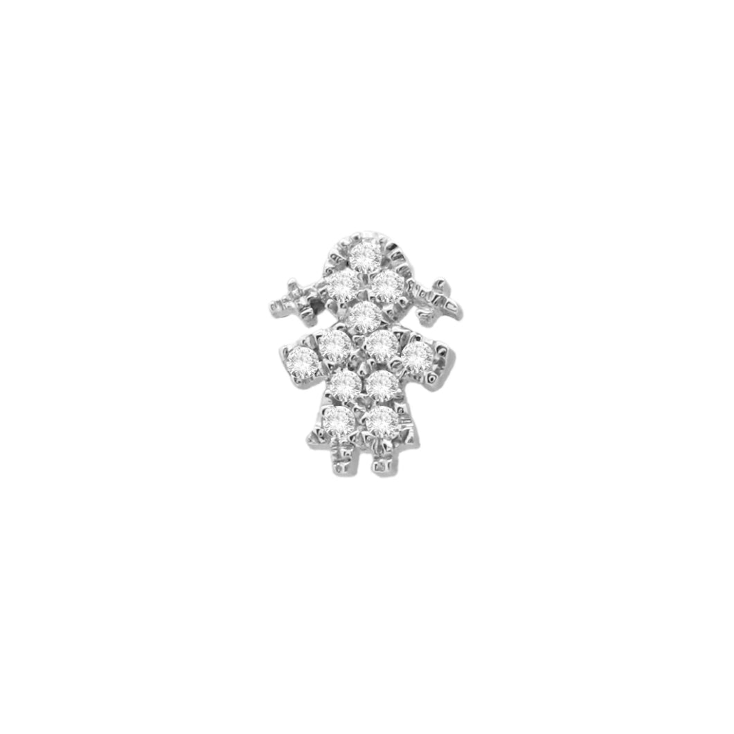 Meira T SMALL Little Girl Diamond Stud