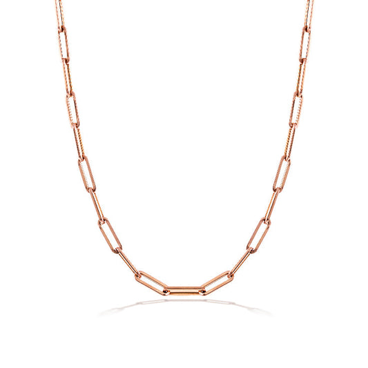 Rose Gold 10mm Chain Necklace