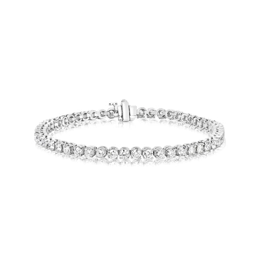 Classic Diamond Tennis Bracelet 4 cts