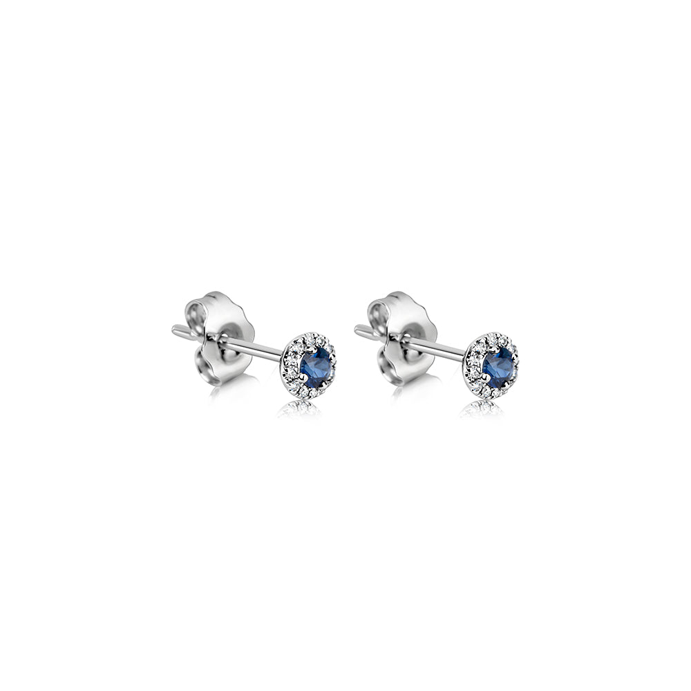 Dainty Sapphire Studs