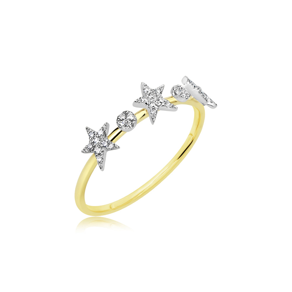 Diamond Stars Ring