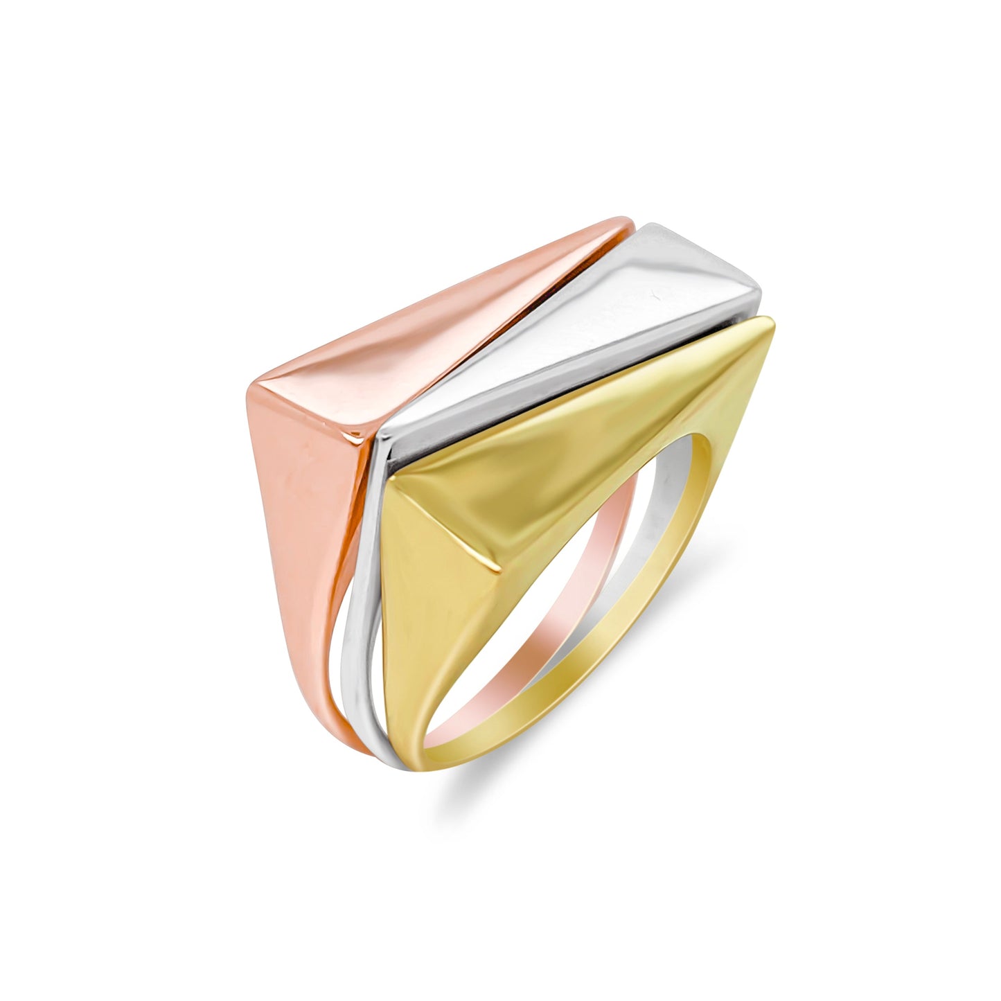 Rose Gold Asymmetric Ring | The Drop 17