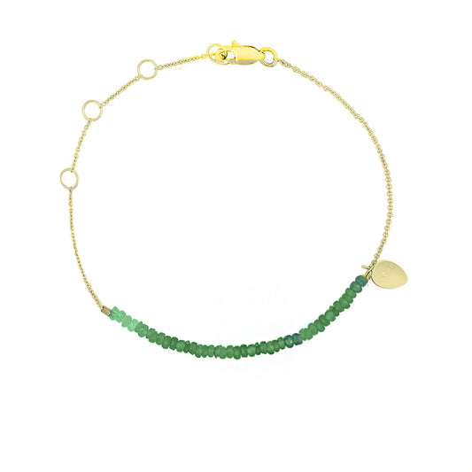 Signature Emerald Beaded Bracelet