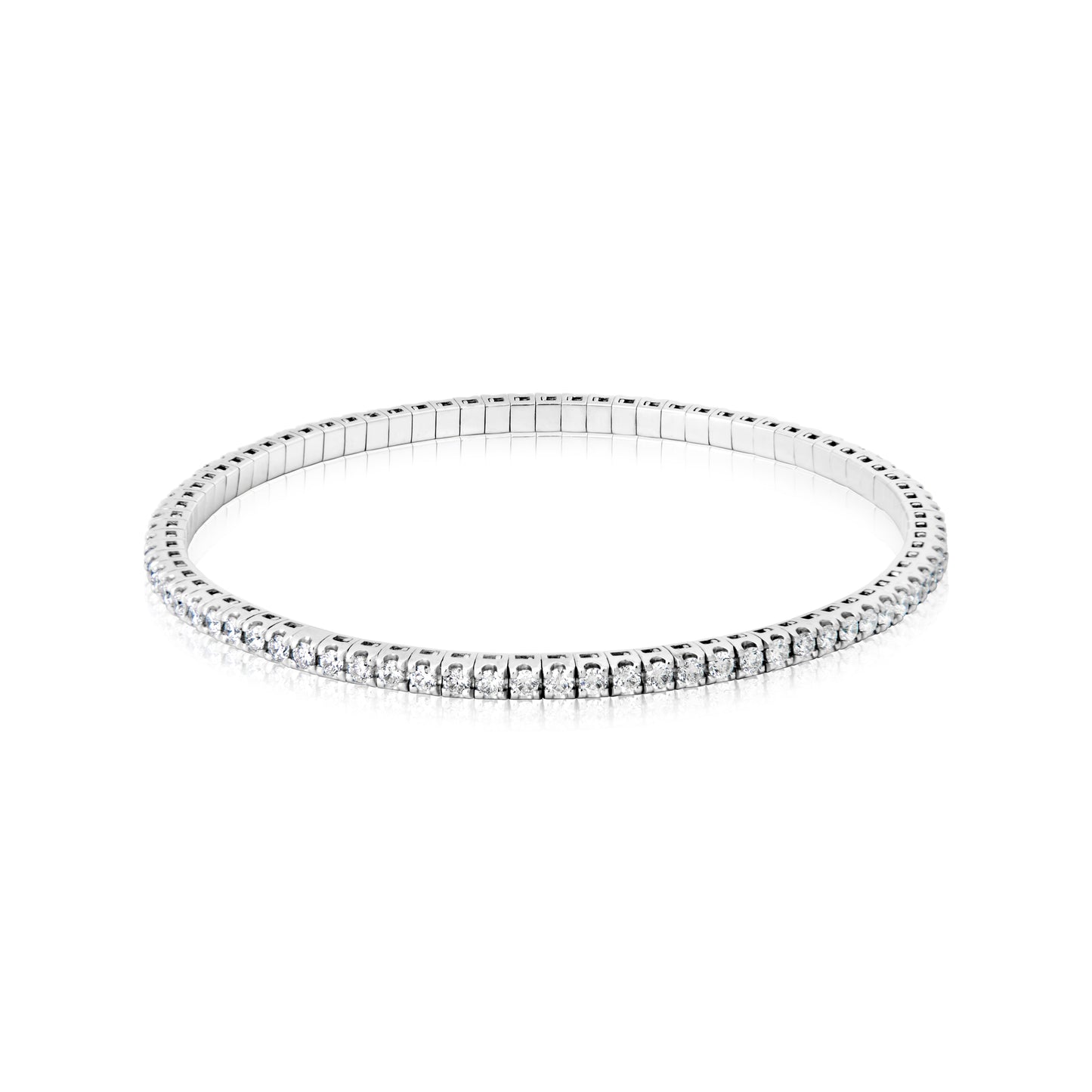 stretch diamond tennis bracelet