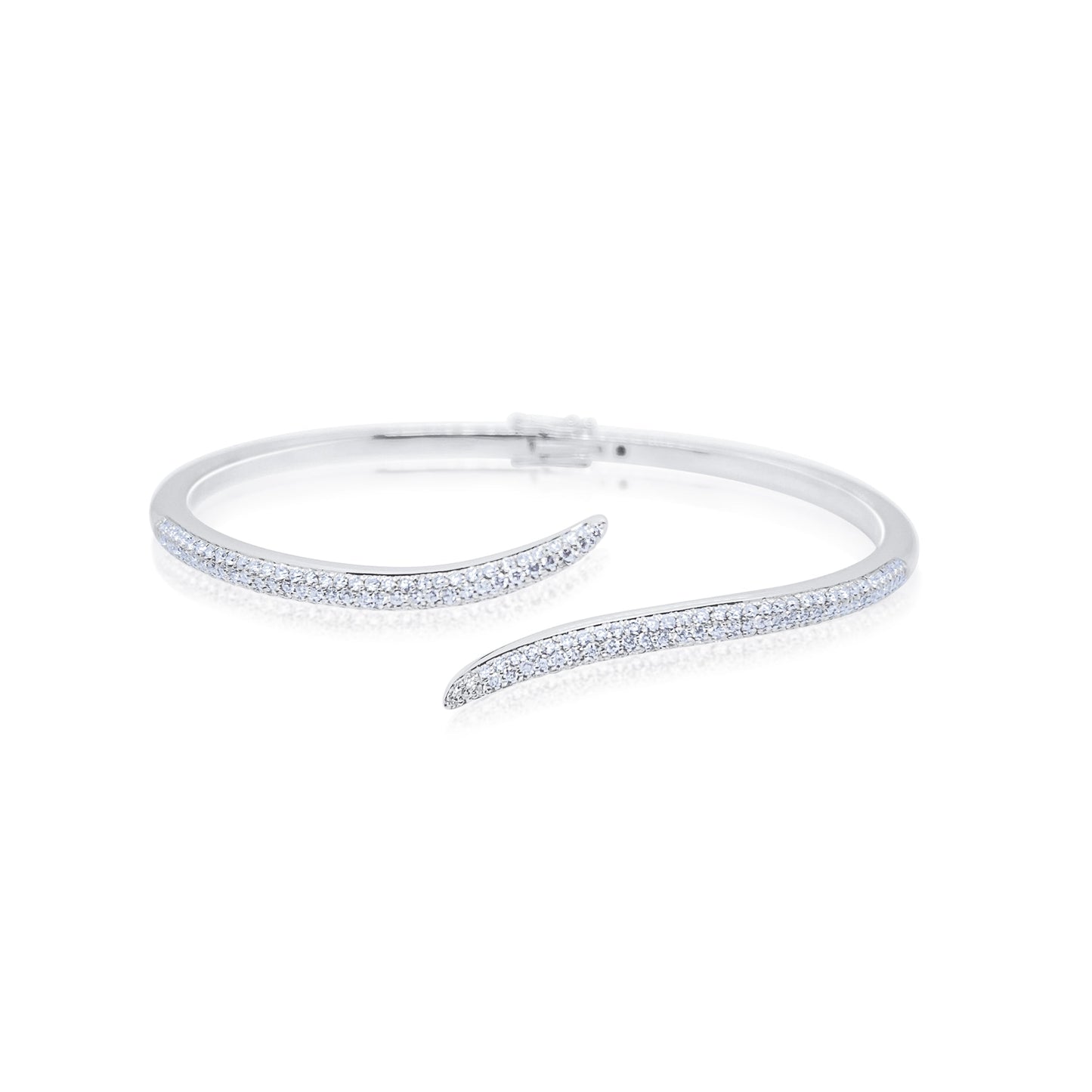 White Gold Diamond Bangle