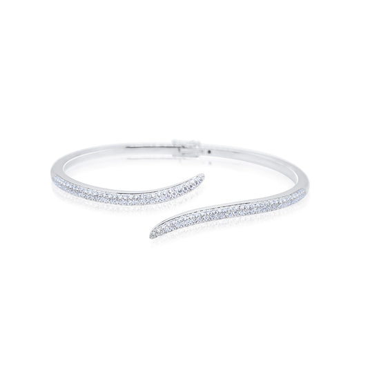 White Gold Diamond Bangle