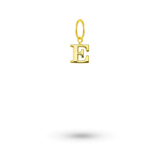 Yellow Gold Initial Charm