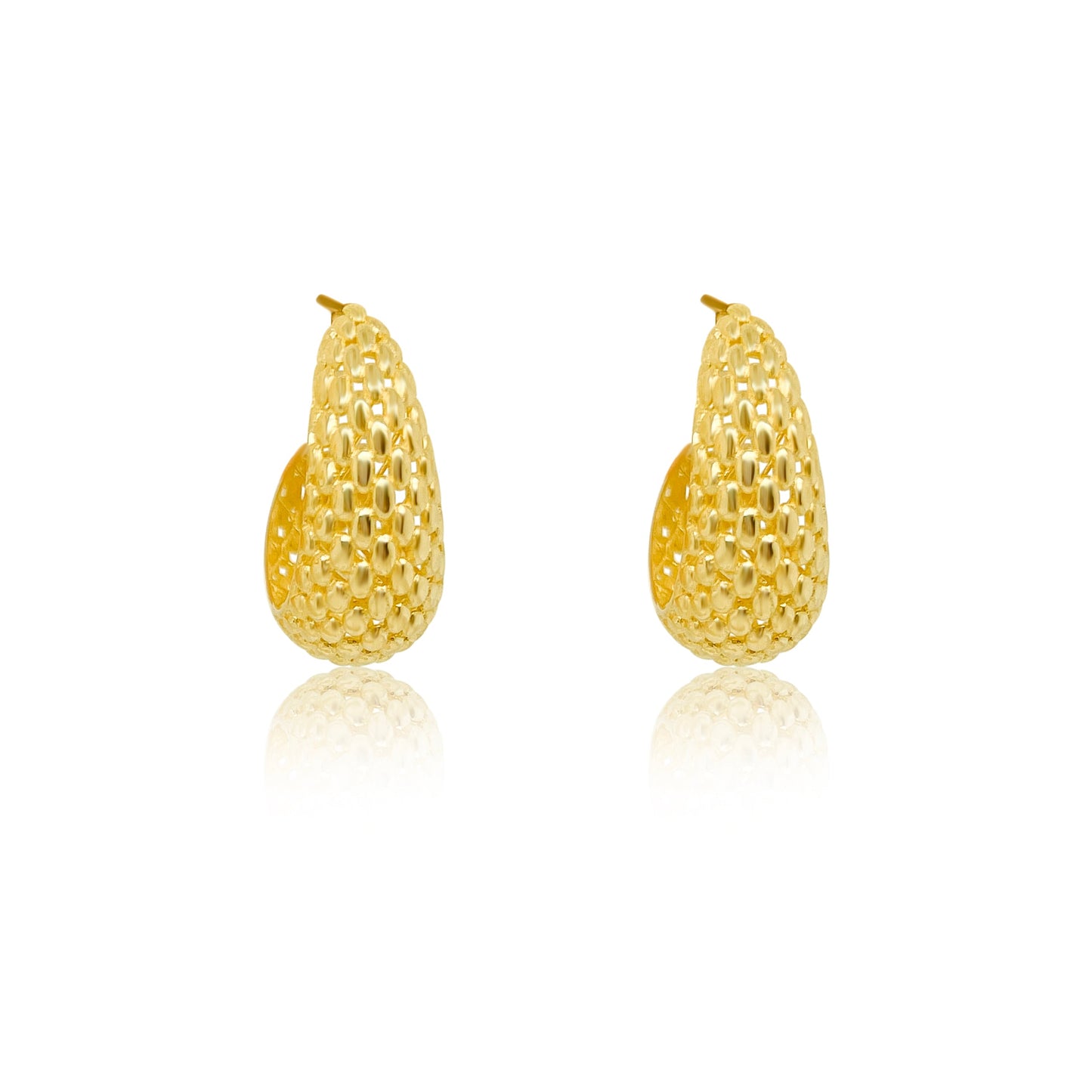 Yellow Gold Chunky Huggie Earrings *ONLINE EXCLUSIVE*