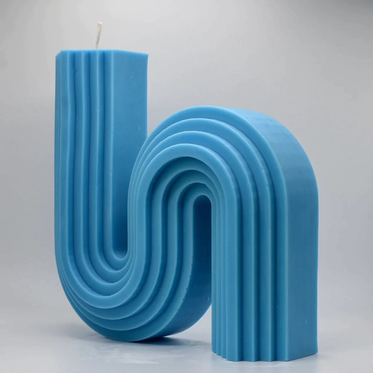 Blue Retro Glam Statement Candle