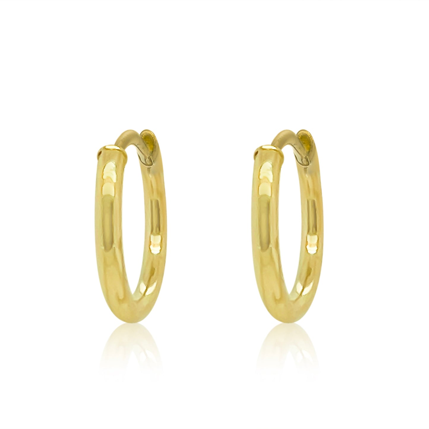 Classic Yellow Gold Hoop | The Drop 17