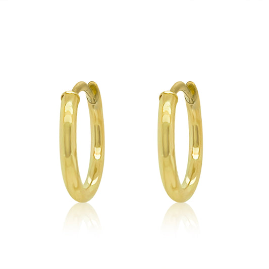 Classic Yellow Gold Hoop | The Drop 17