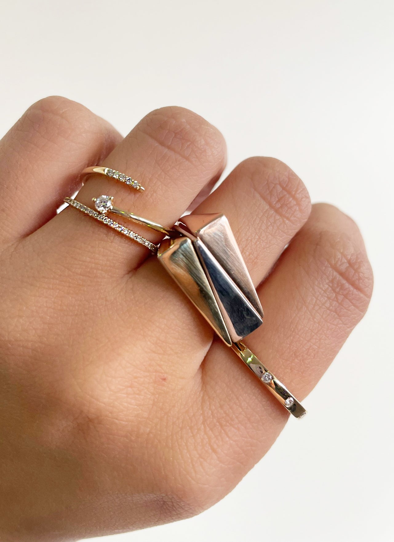 Classic Yellow Gold and Diamond Band | The Drop 17