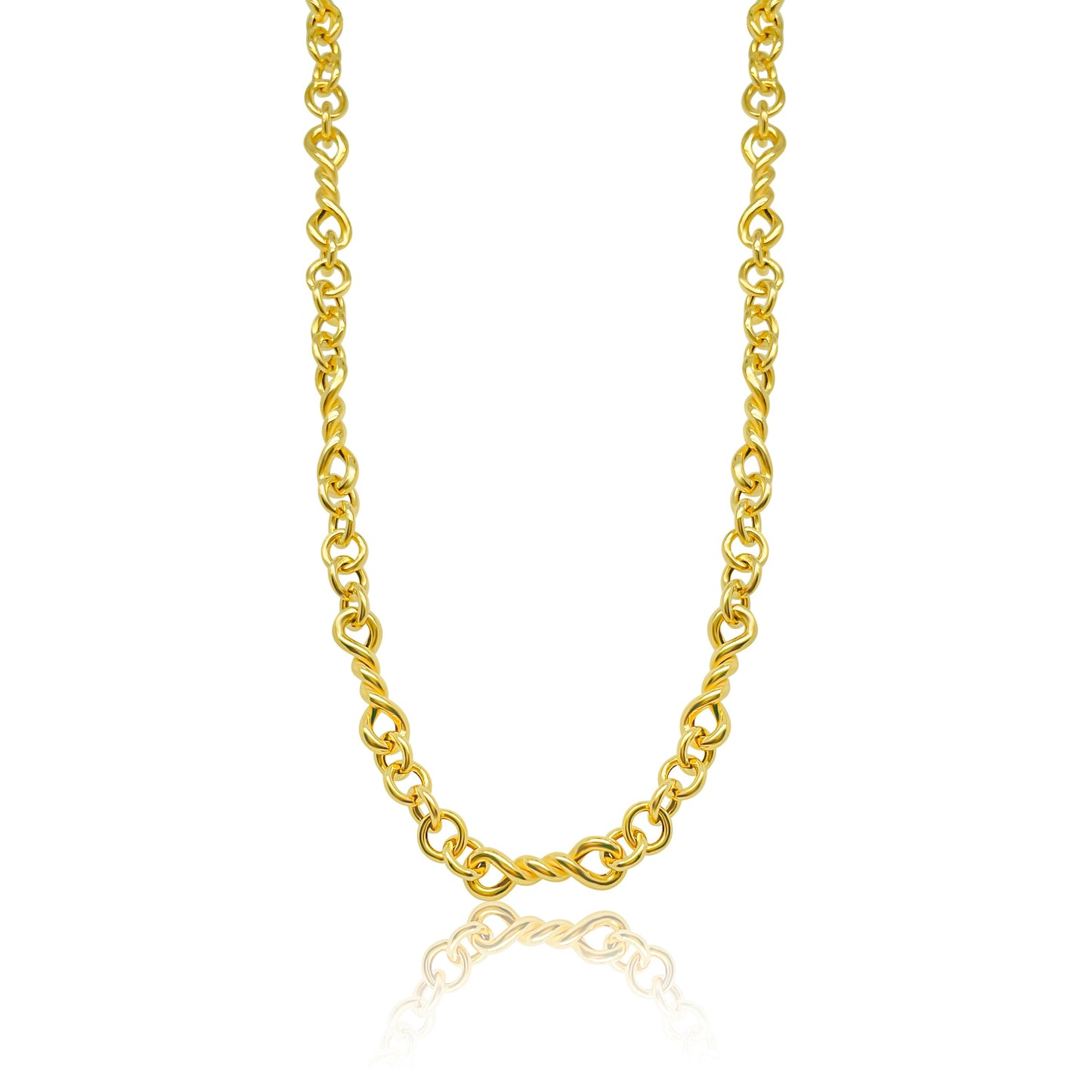 Chunky Mix Link Necklace | The Drop 17