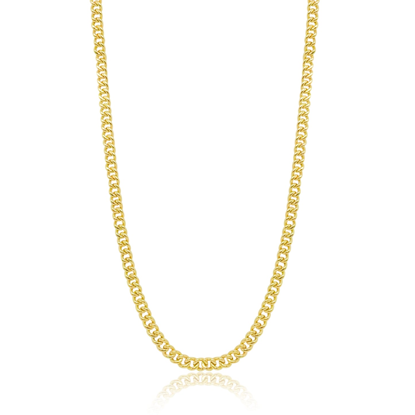 Medium Size Cuban Chain Yellow Gold Chain | The Drop 17