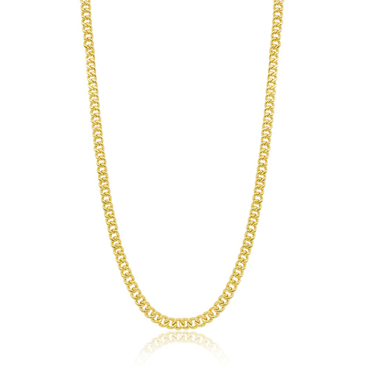 Medium Size Cuban Chain Yellow Gold Chain | The Drop 17