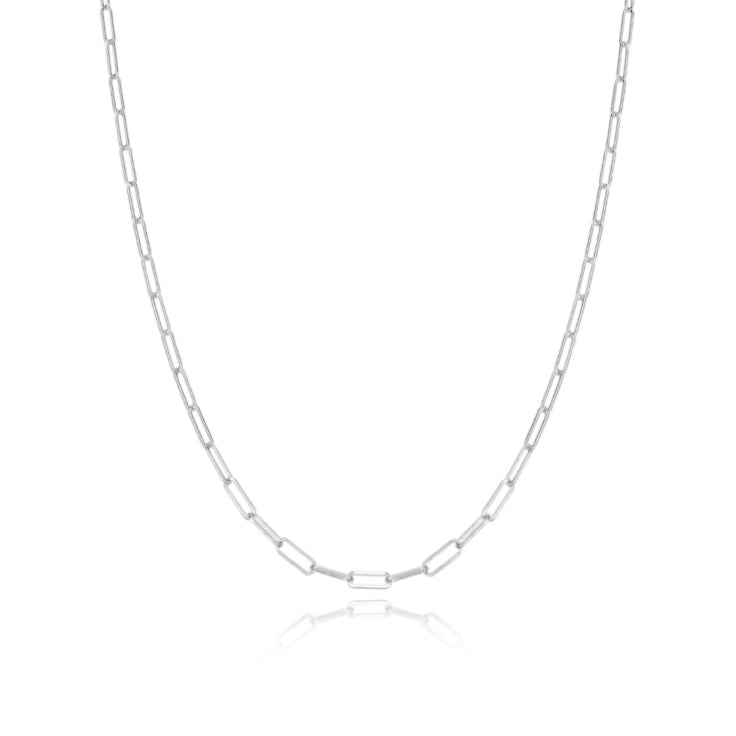 White Gold 5mm Chain Necklace