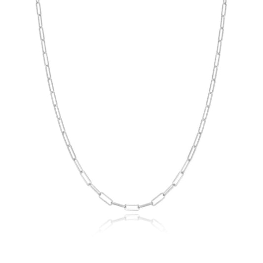 White Gold 5mm Chain Necklace