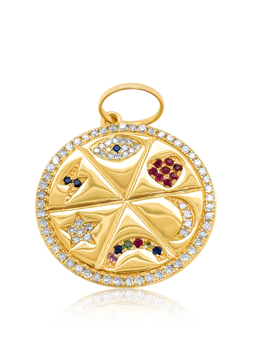Yellow Gold Mini Designed Charms