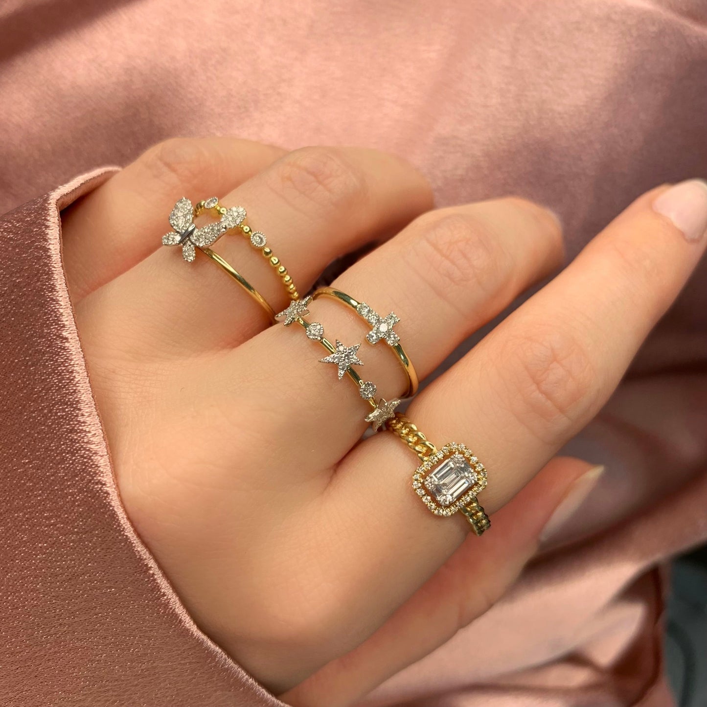 Diamond Stars Ring