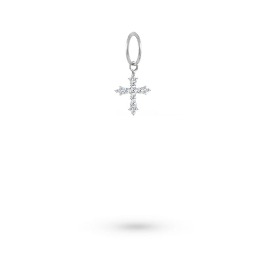 Diamond Cross Charm