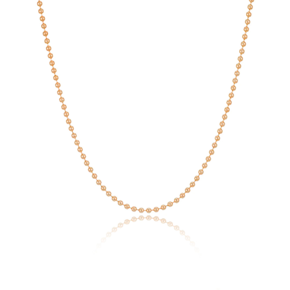 Rose Gold Spot Chain Necklace