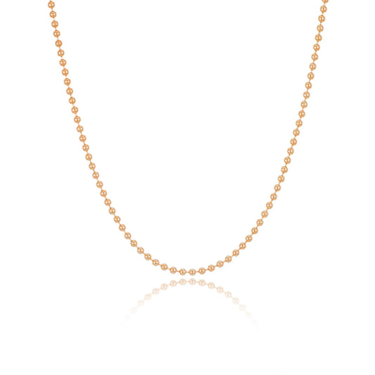 Rose Gold Spot Chain Necklace
